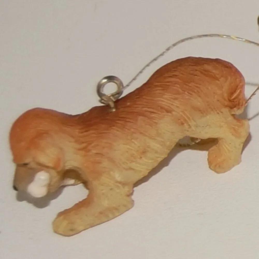 Set of 5 Puppy Figurine Charms